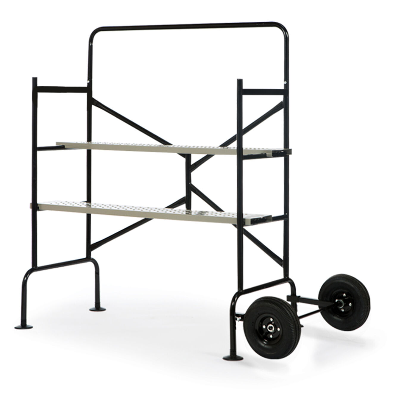 Pratik Garden Echafaudage sur roues Atelier noir - 140x78x150 cm