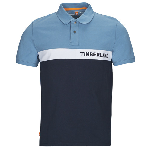Timberland - SS MILLERS RIVER COLOURBLOCK POLO REG - Bleu / Marine