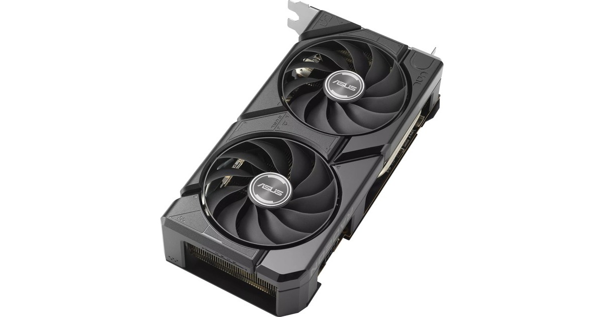 ASUSDUAL Radeon RX 7600 EVO OC grafische kaart  (Zwart, 1x HDMI, 3x DisplayPort)