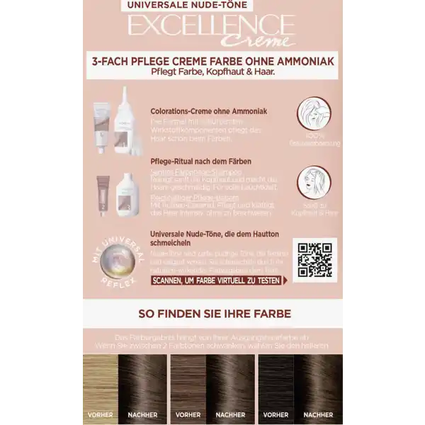 Creme Farbe 5U Universal Hellbraun