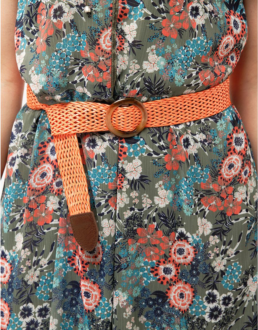 Robe longue imprimée