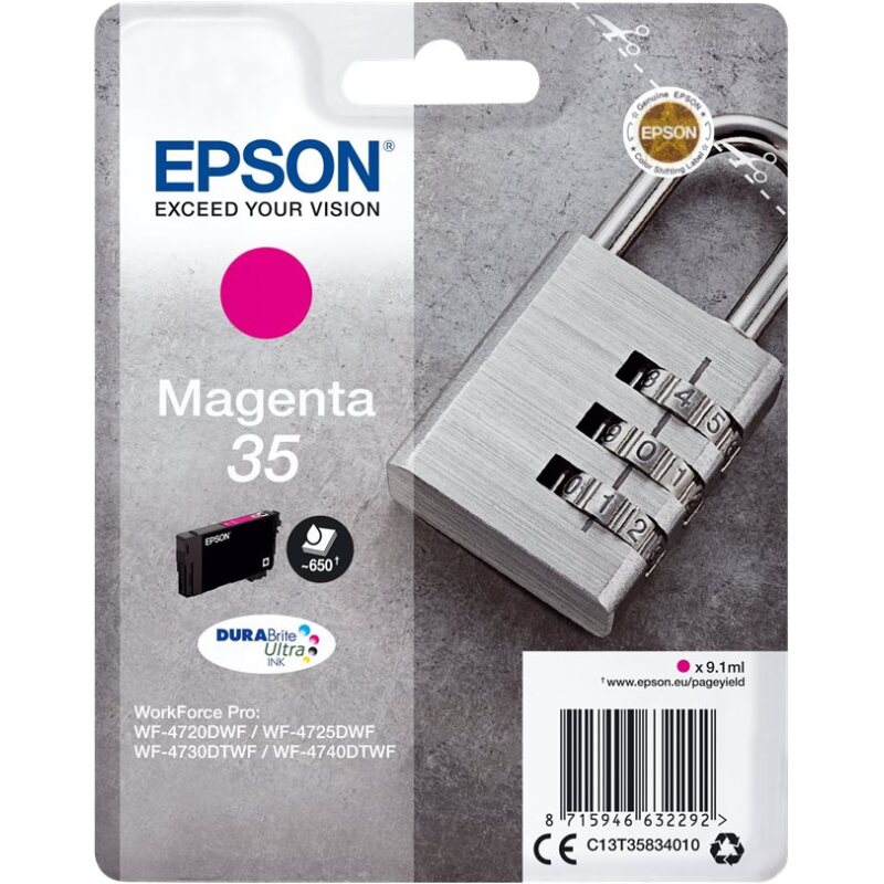 Epson Padlock Encre magenta DURABrite Ultra Cadenas 35