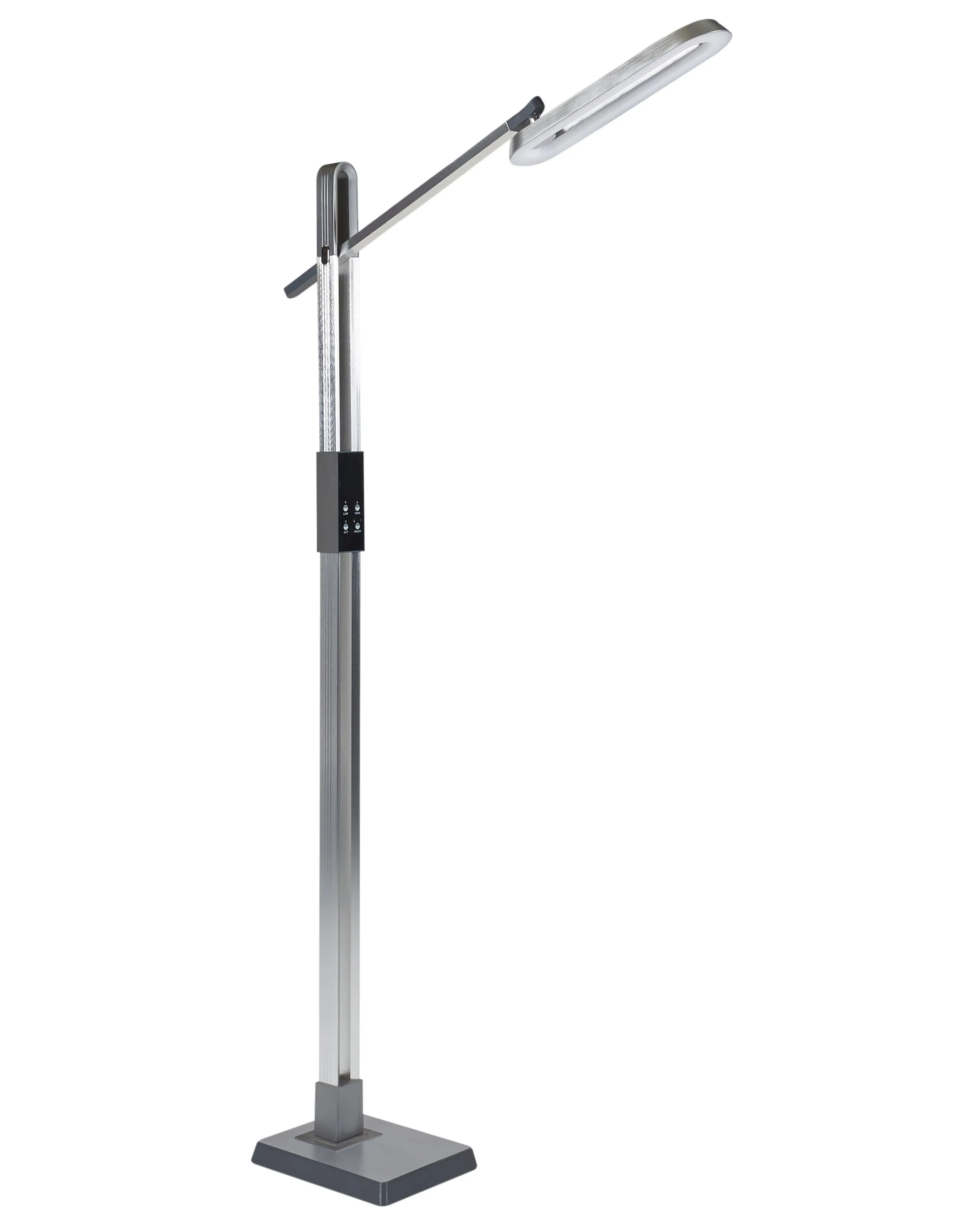 LED staande lamp AQUARIUS met dimmer Metaal Zilver