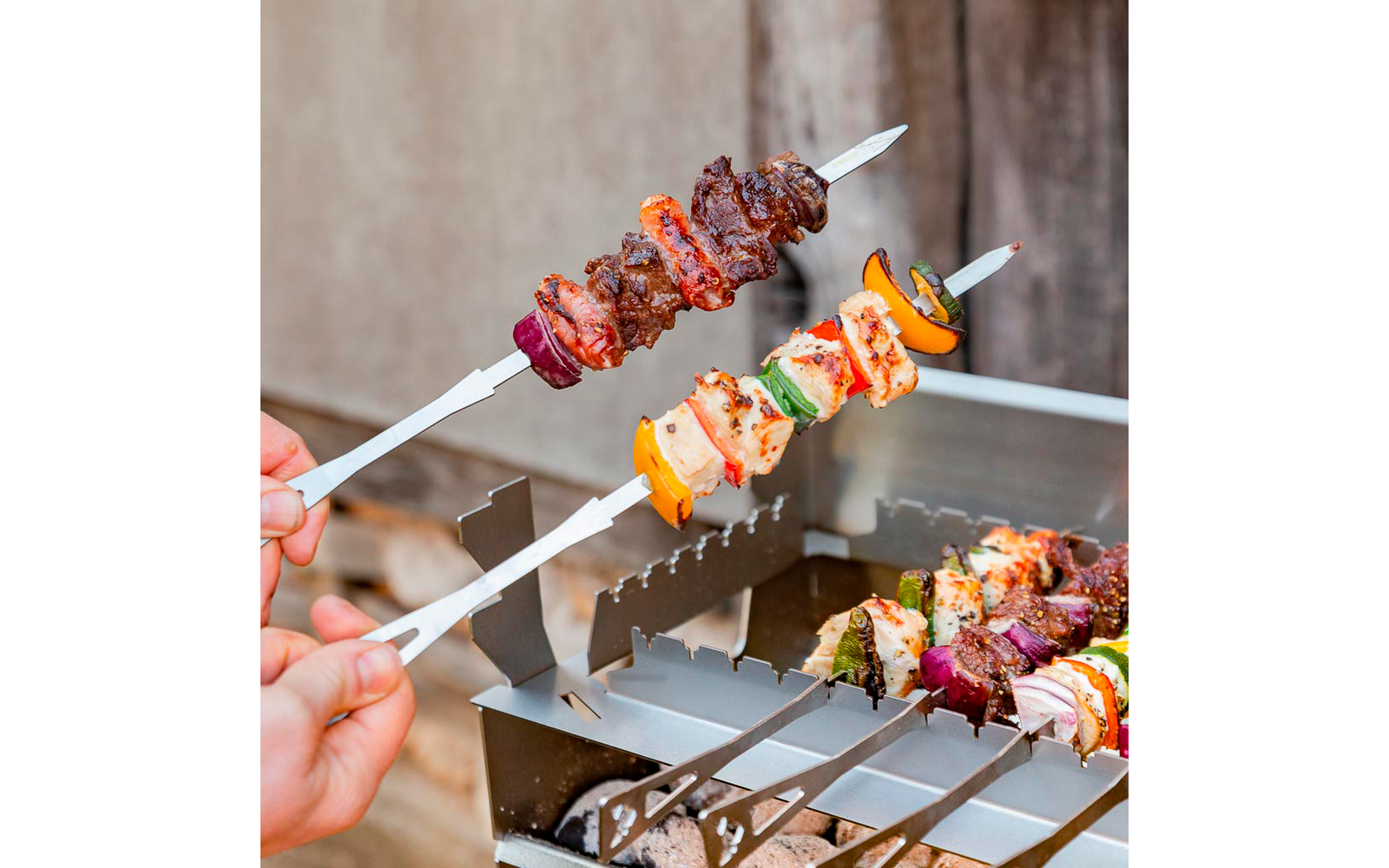 Fennek Grillspießhalter Set für Fennek 2.0 Grill