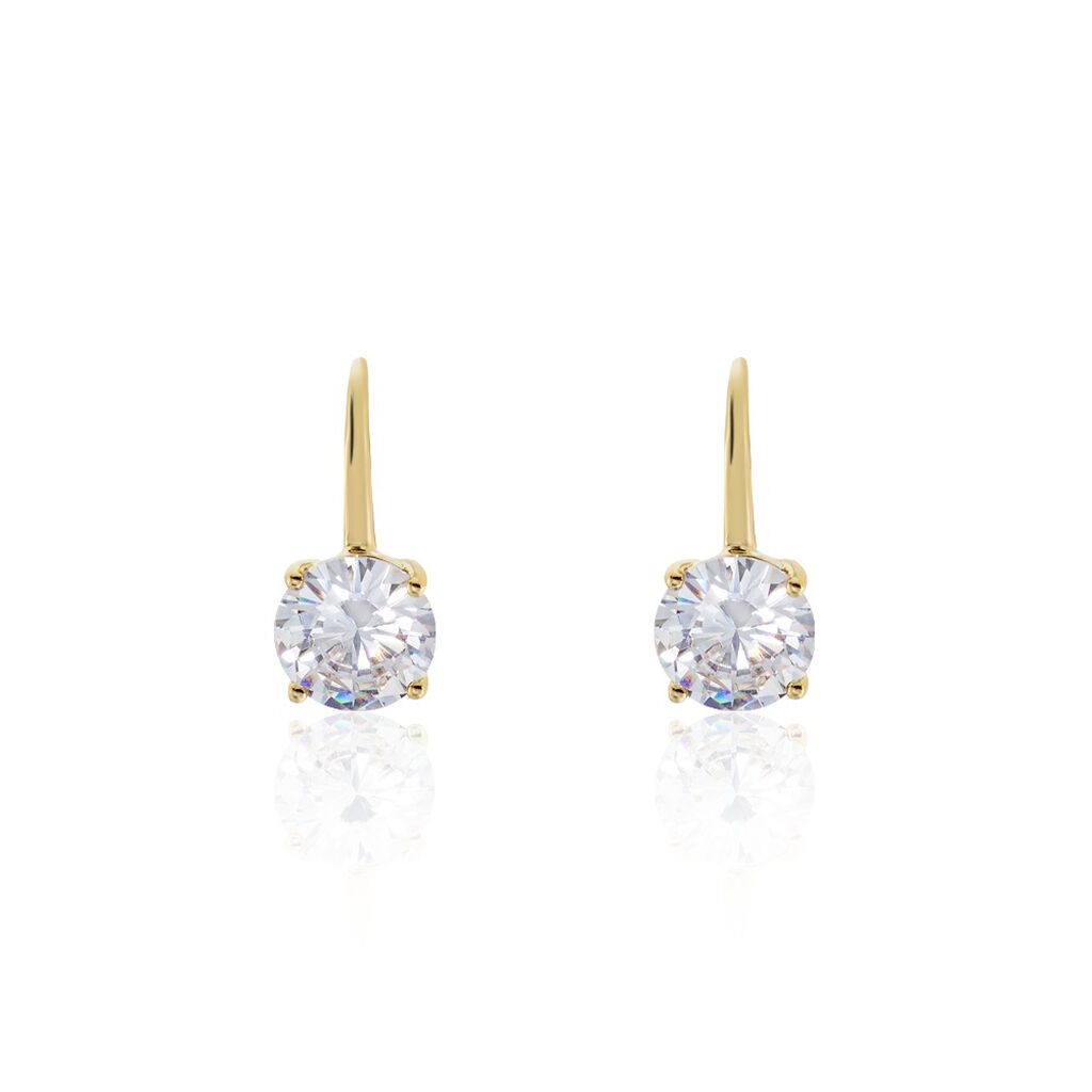 Boucles D'oreilles Pendantes Fippe Oxydes De Zirconium
