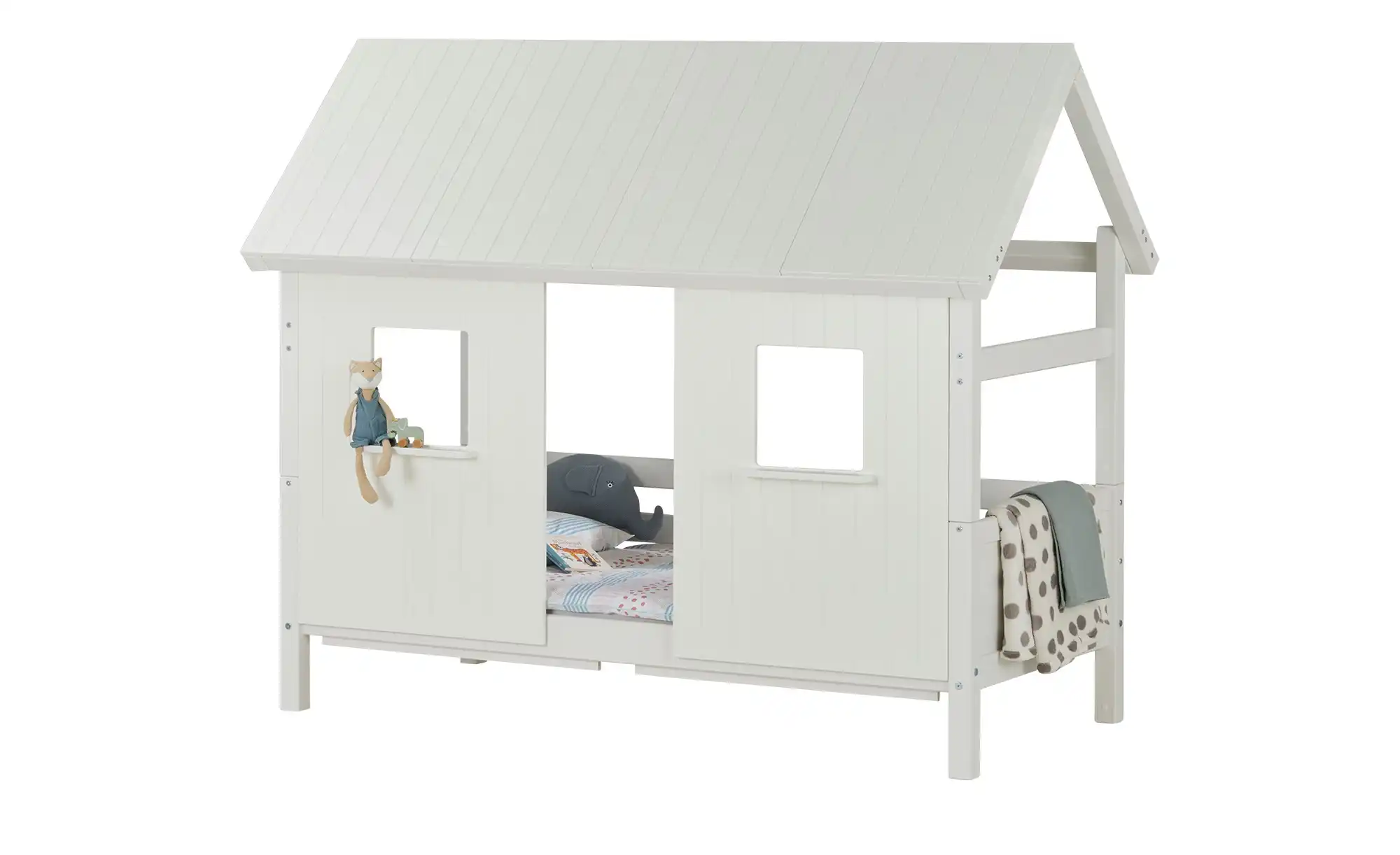 FLEXA Kojenbett mit Dachaufbau Hygge