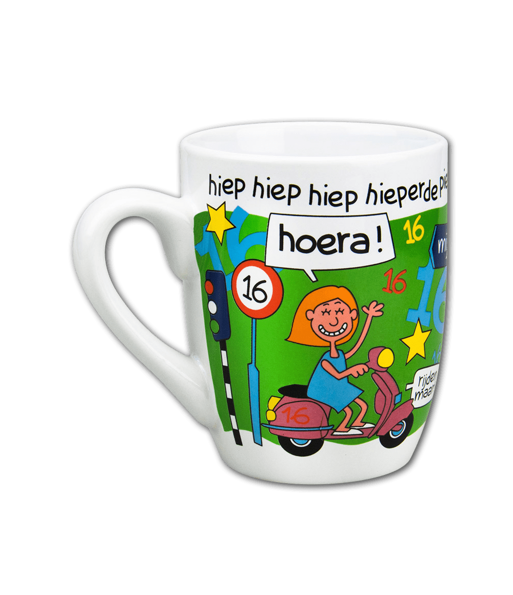 Mok 16 Jaar 12cm