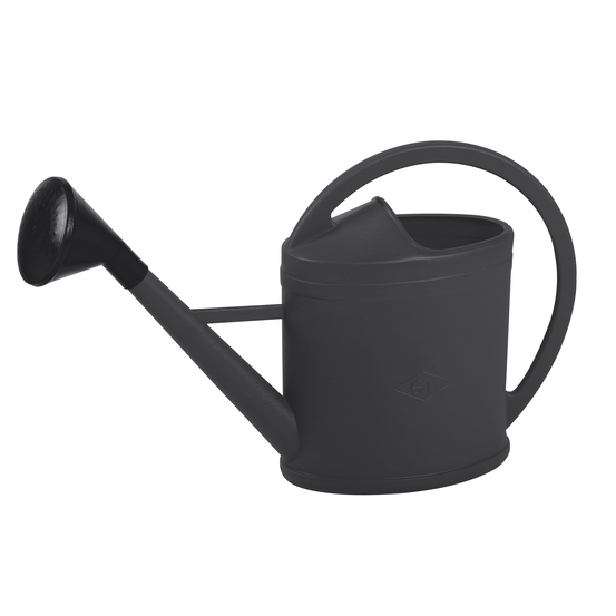 Arrosoir ovale 6 L PARISIEN Anthracite avec pomme noire