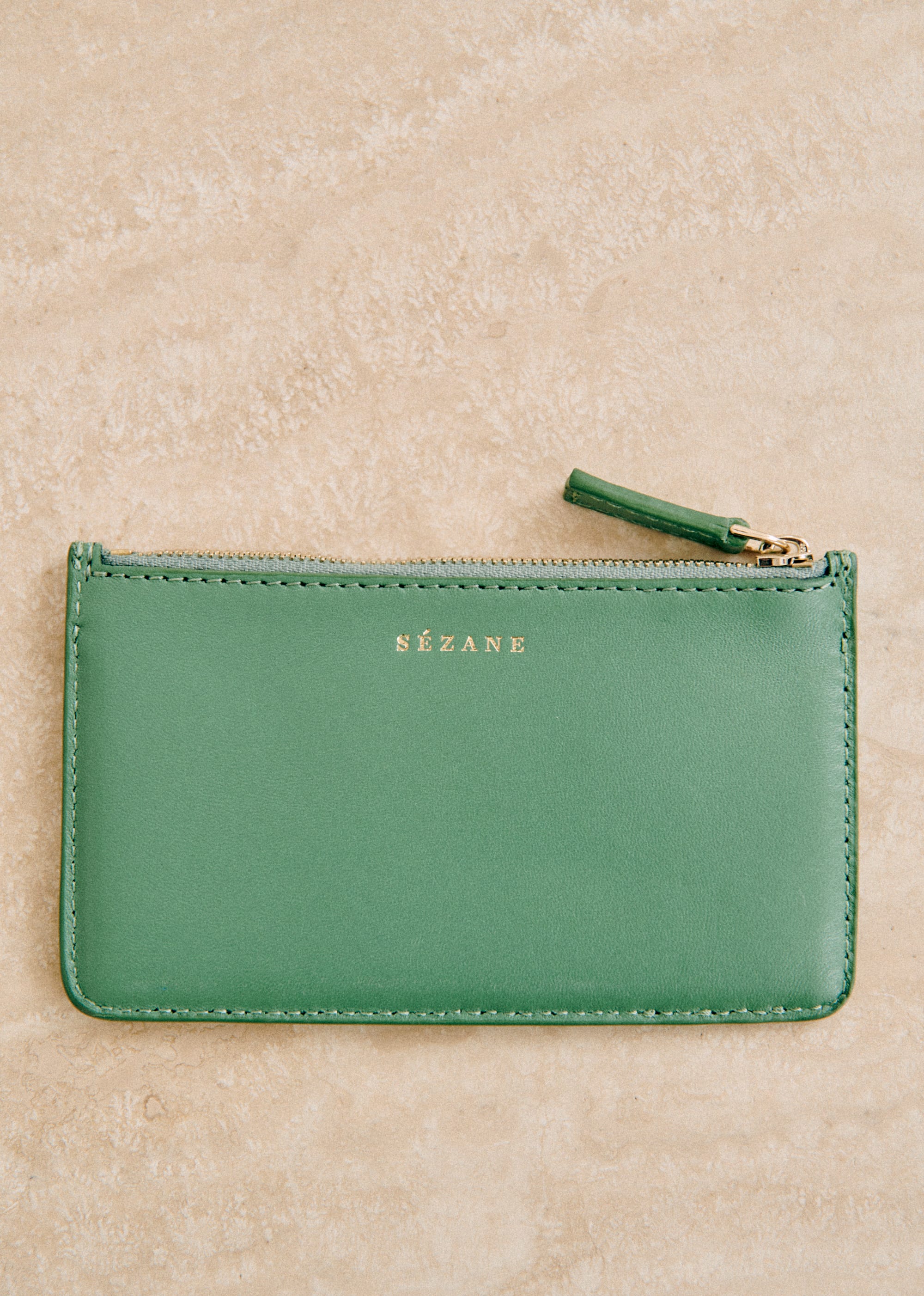 Porte-cartes Grand Alfred - Vert menthe lisse - SACS/NEW SACS Petite Maroquinerie 5906421