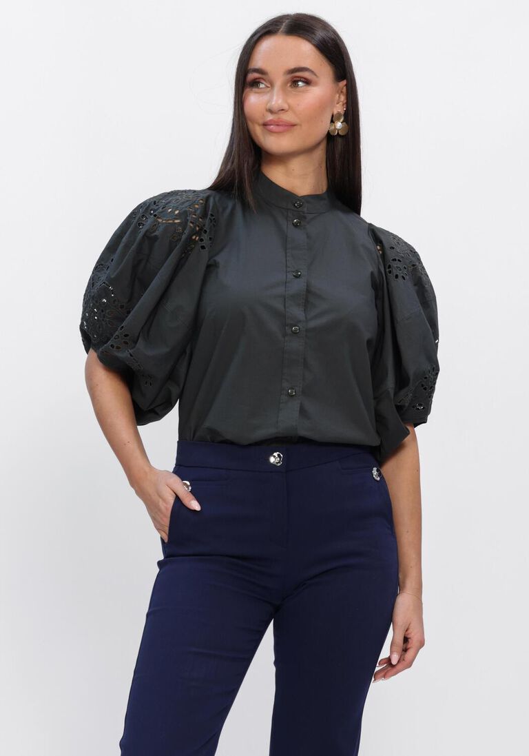 donkergroene vanessa bruno blouses felicie