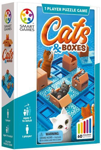 SmartGames - Cats & Boxes - Denkspel - Katten - Compact Reisspel