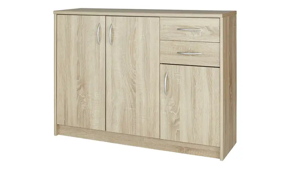 Kommode Sconto 85 cm Ausführung III (3 Türen, 2 Schubkästen)