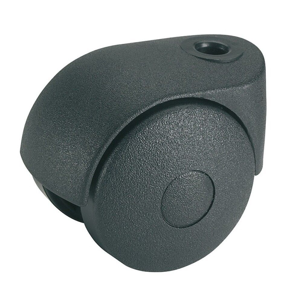 DOBBEL STYRERULL 40X48MM SVART