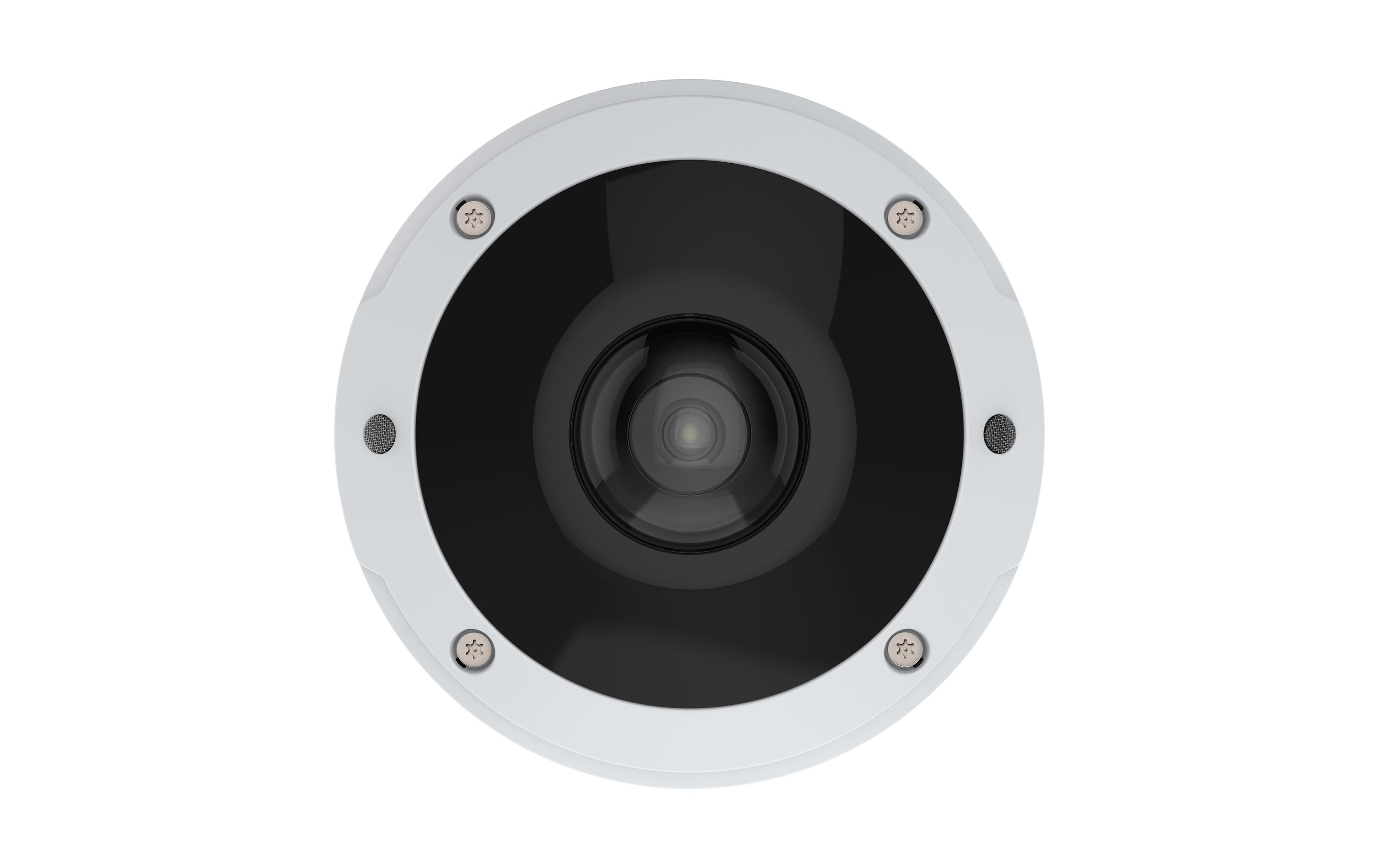 Netzwerkkamera M3077-PLVE<br>Für den Aussenbereich geeignete Kamera mit 6 MP sowie 360°-Panoramaansicht und Audioaufnahme