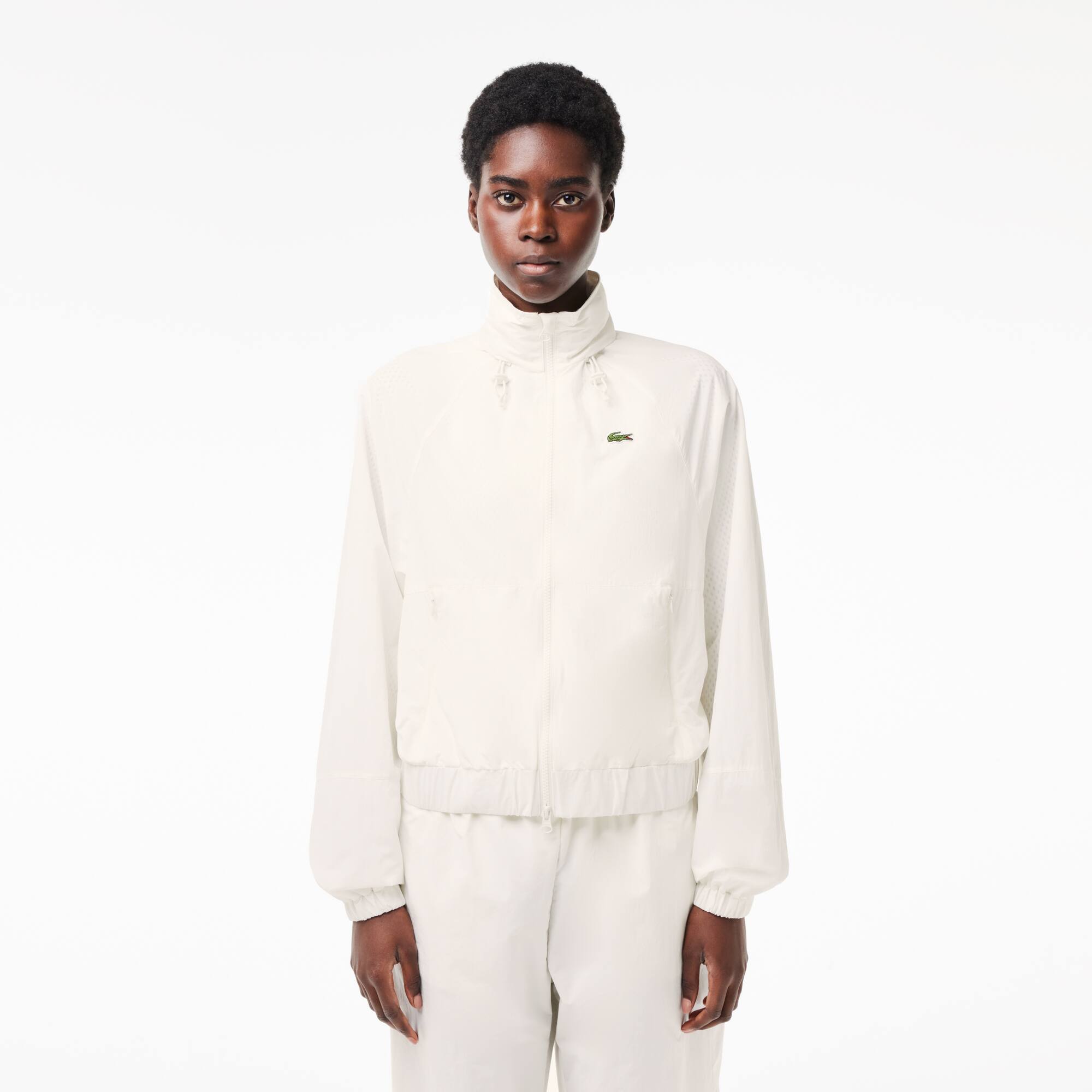 Veste de survêtement Sportsuit en nylon Manteaux & Vestes - Blanc - Lacoste - Femme
