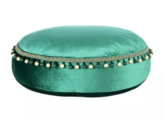 Pouf Déco à Pompons 