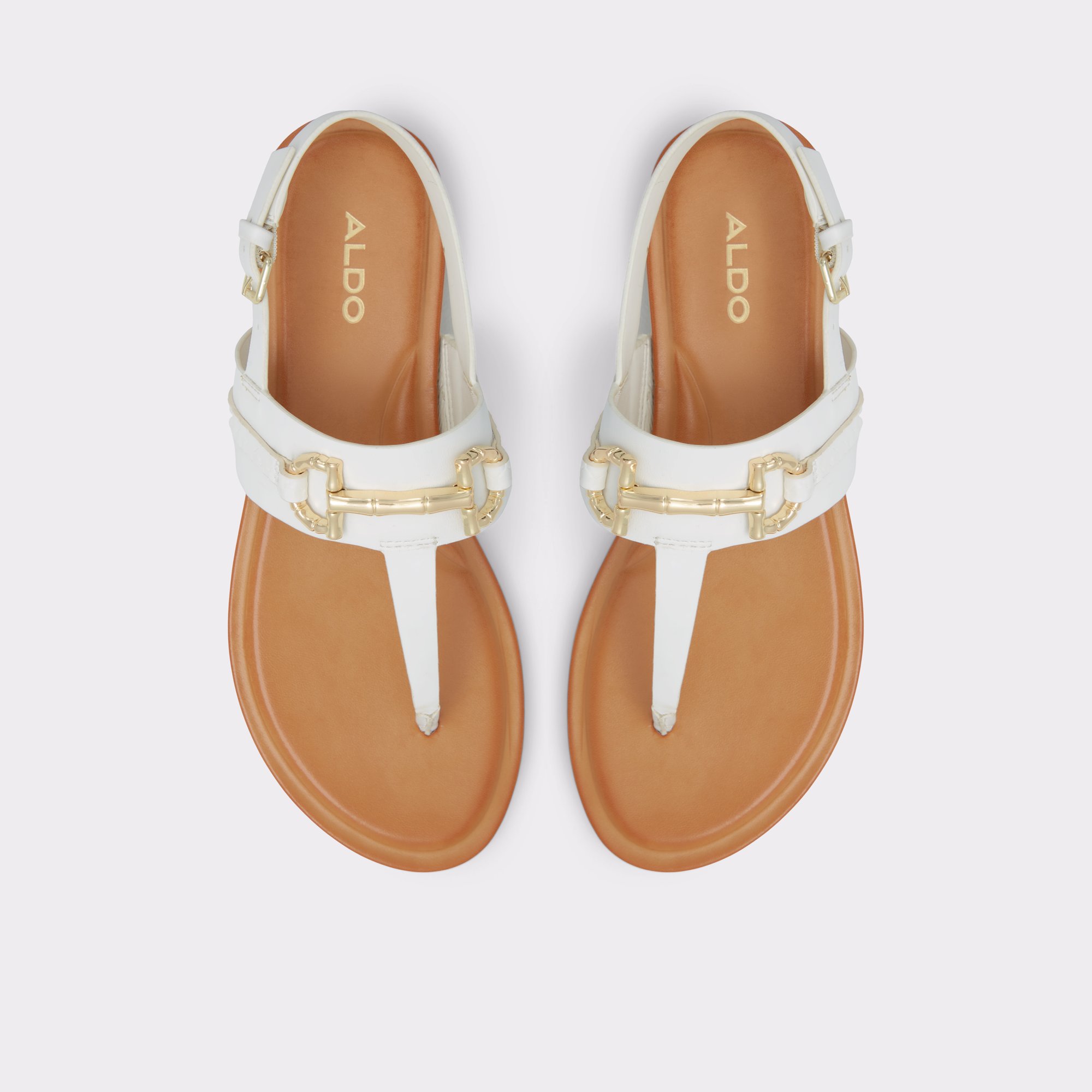 Tany White Women Flat Sandals