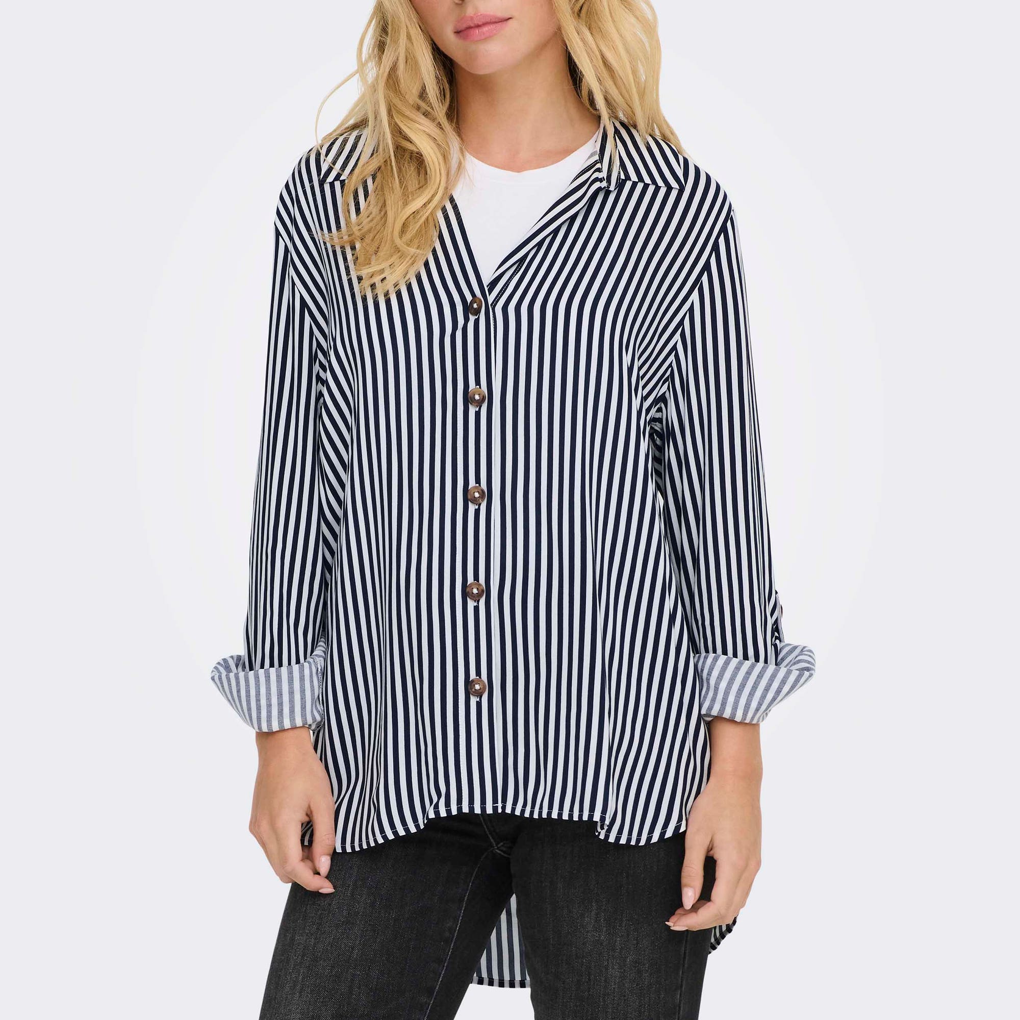 Blouse Femme bleu marine