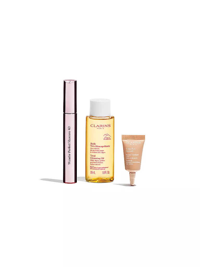 CLARINS Geschenkset - Wonder Perfect 4D Mascara Set 50ml / 8ml / 3ml / 0,9ml keine Farbe