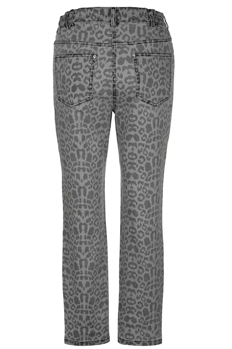 Jeans, Slim Fit, Animalprint, 5-Pocket