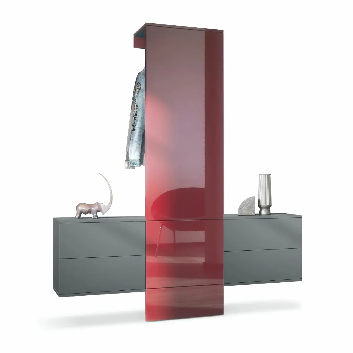 MPC Vestiaire Bordeaux 157x193x35
