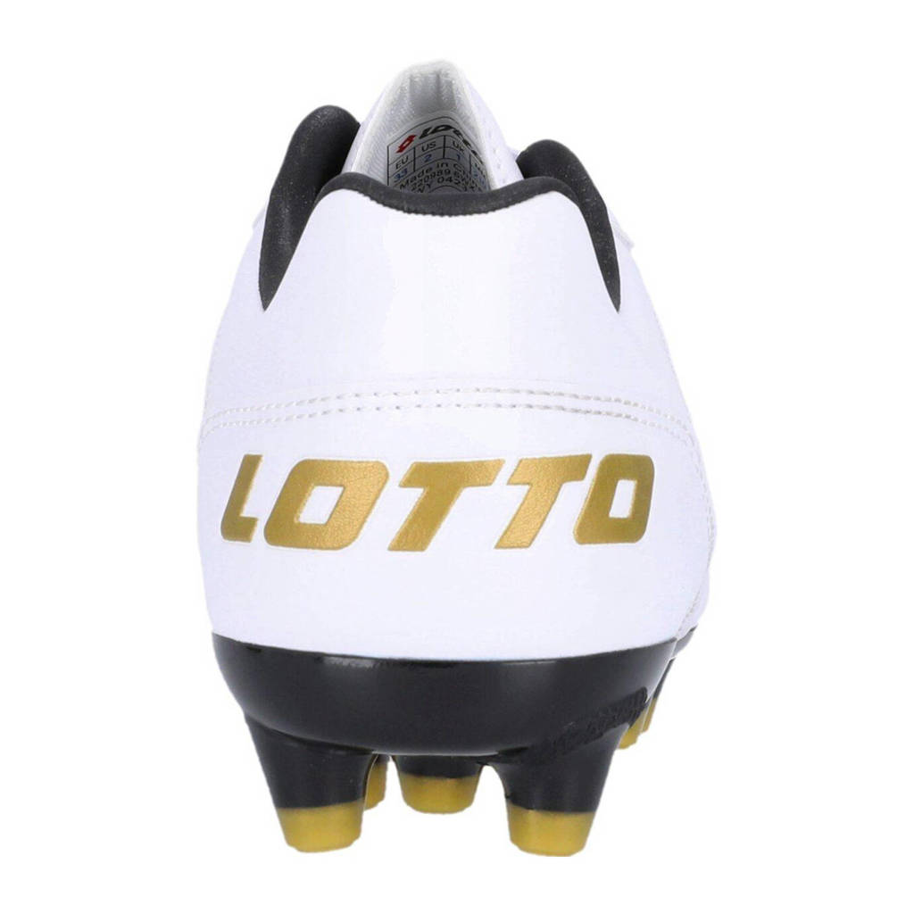 Lotto Milano 700 AGM junior voetbalschoenen wit/goud