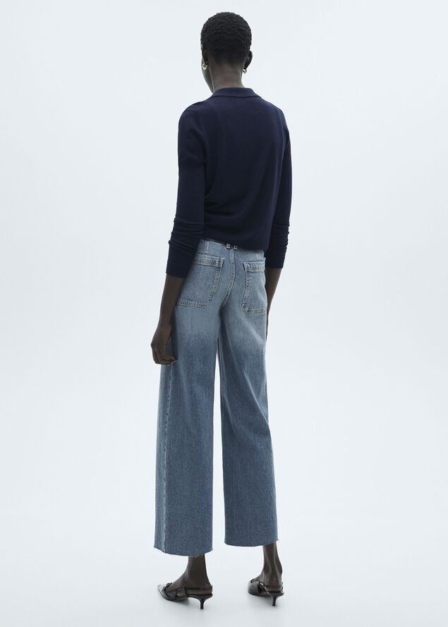 MANGO JEANS. -- CATHERIN Open blue