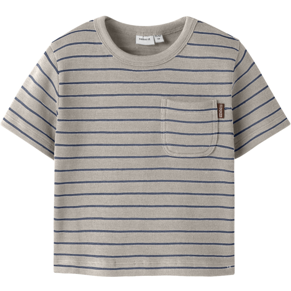 Køb Name It Chateau Gray Nmmhakan Ss Nreg Top