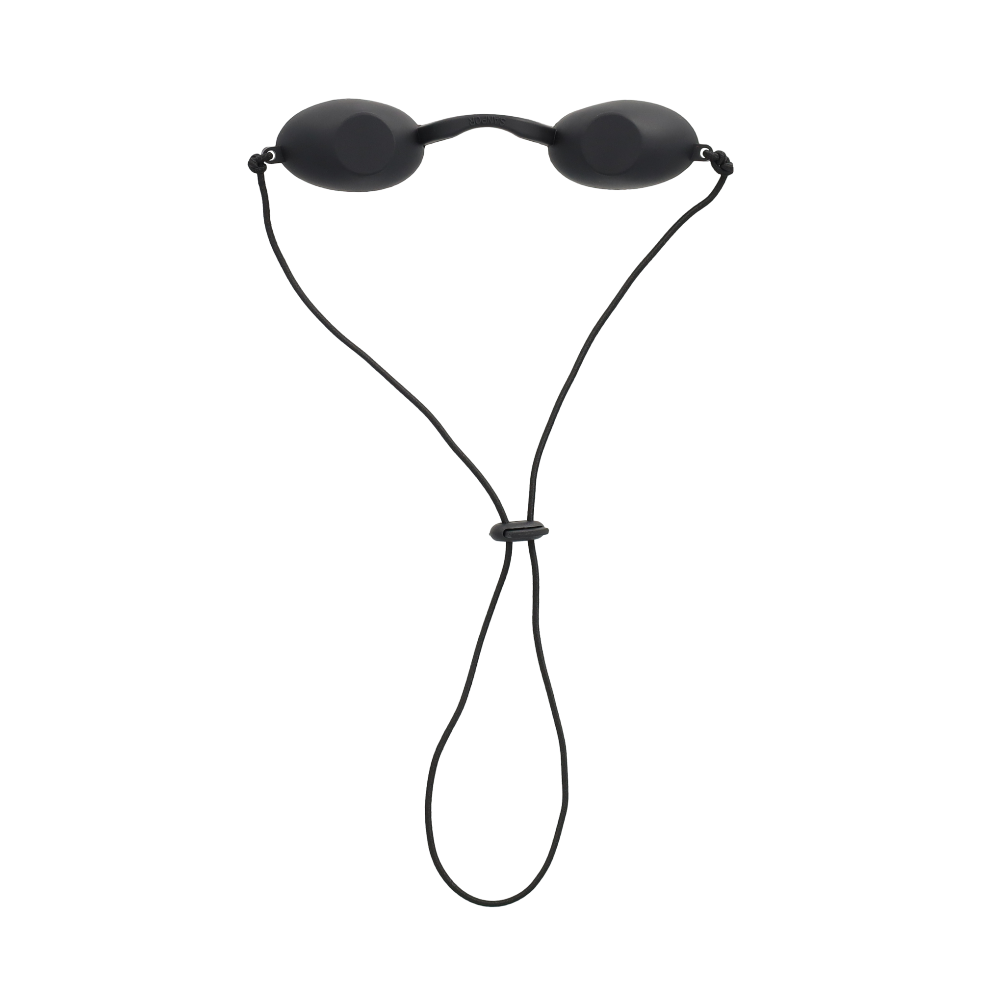 Anti UV Strahlen Brille Gummi Solarium Schutzbrille mit Gummizug - Schwarz