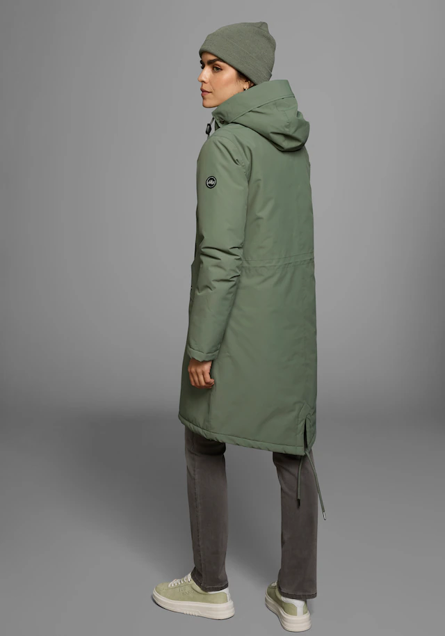 Polarino Parka mit Kapuze Atmungsaktiv, winddicht, wasserdicht, Im Oversize Look, weite Form