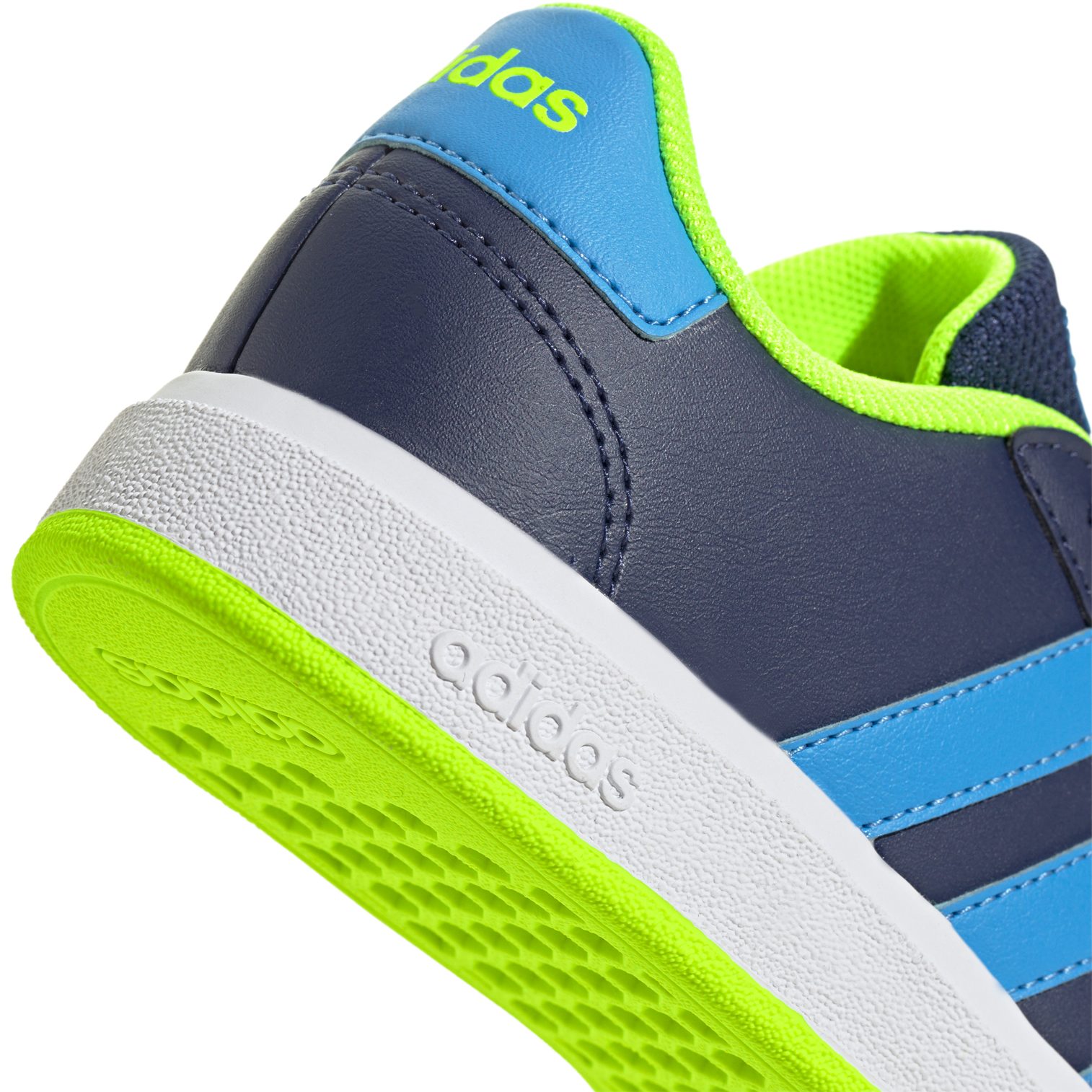 adidas Grand Court Lifestyle Tennis Lace-Up Sneaker Kinder dark blue