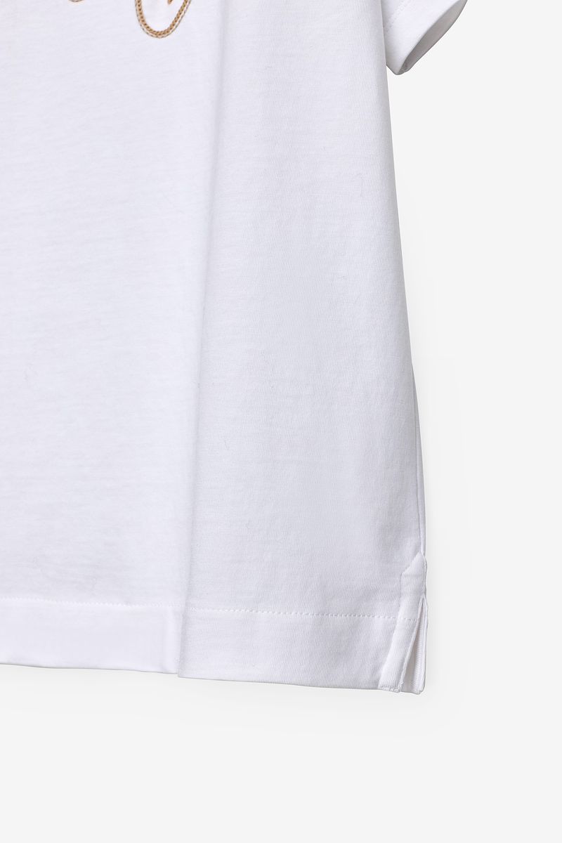 T-SHIRT OVERSIZE COM BORDADO