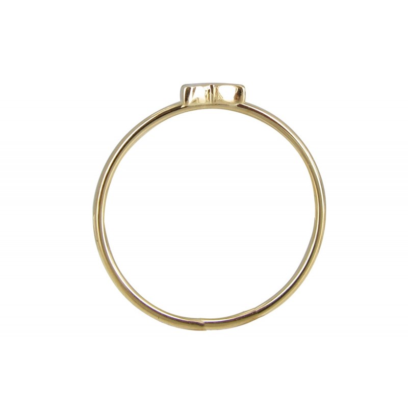 Bague Plaqué Or Mini Papillon