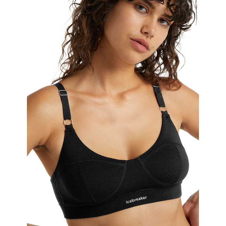 Icebreaker Damen Queens Clasp Sport BH