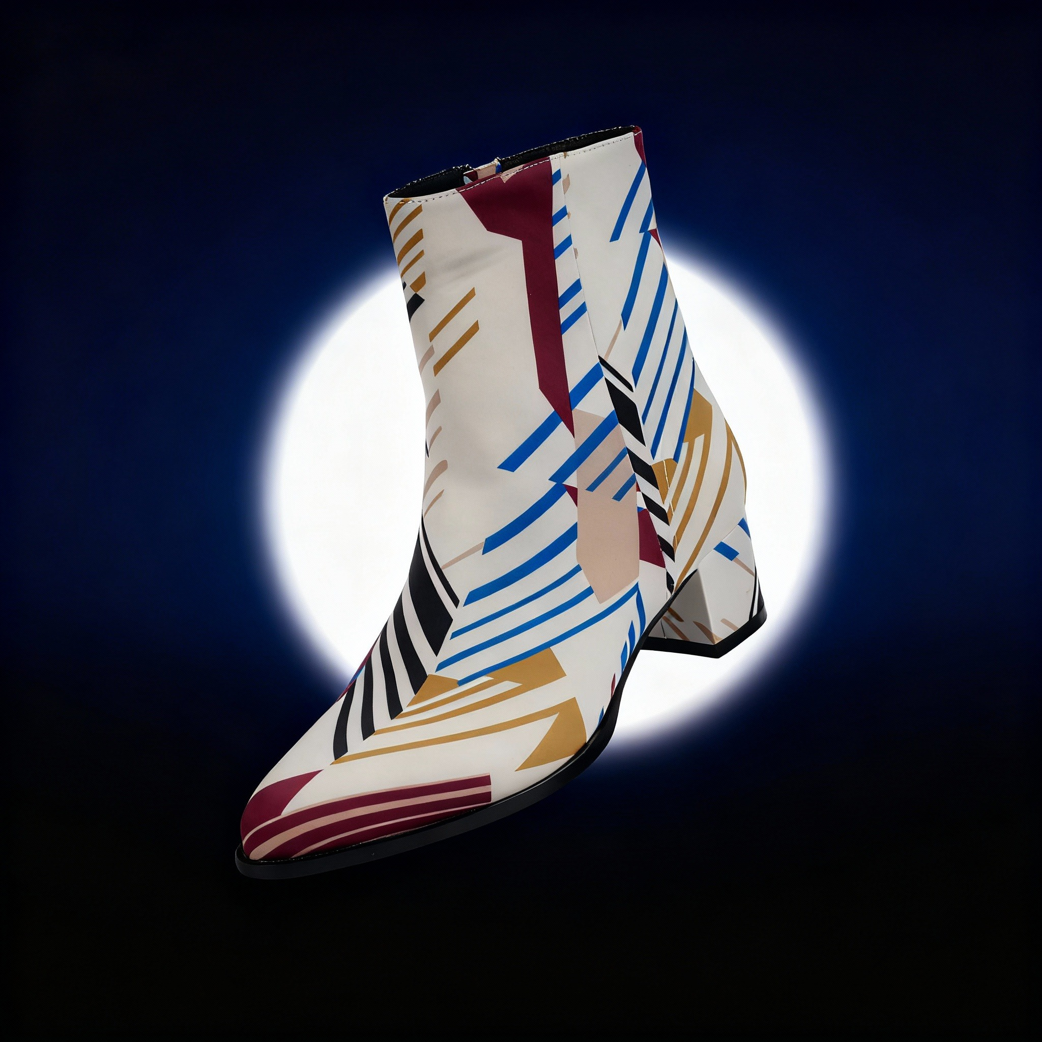 Modern Mosaic Lady Boot
