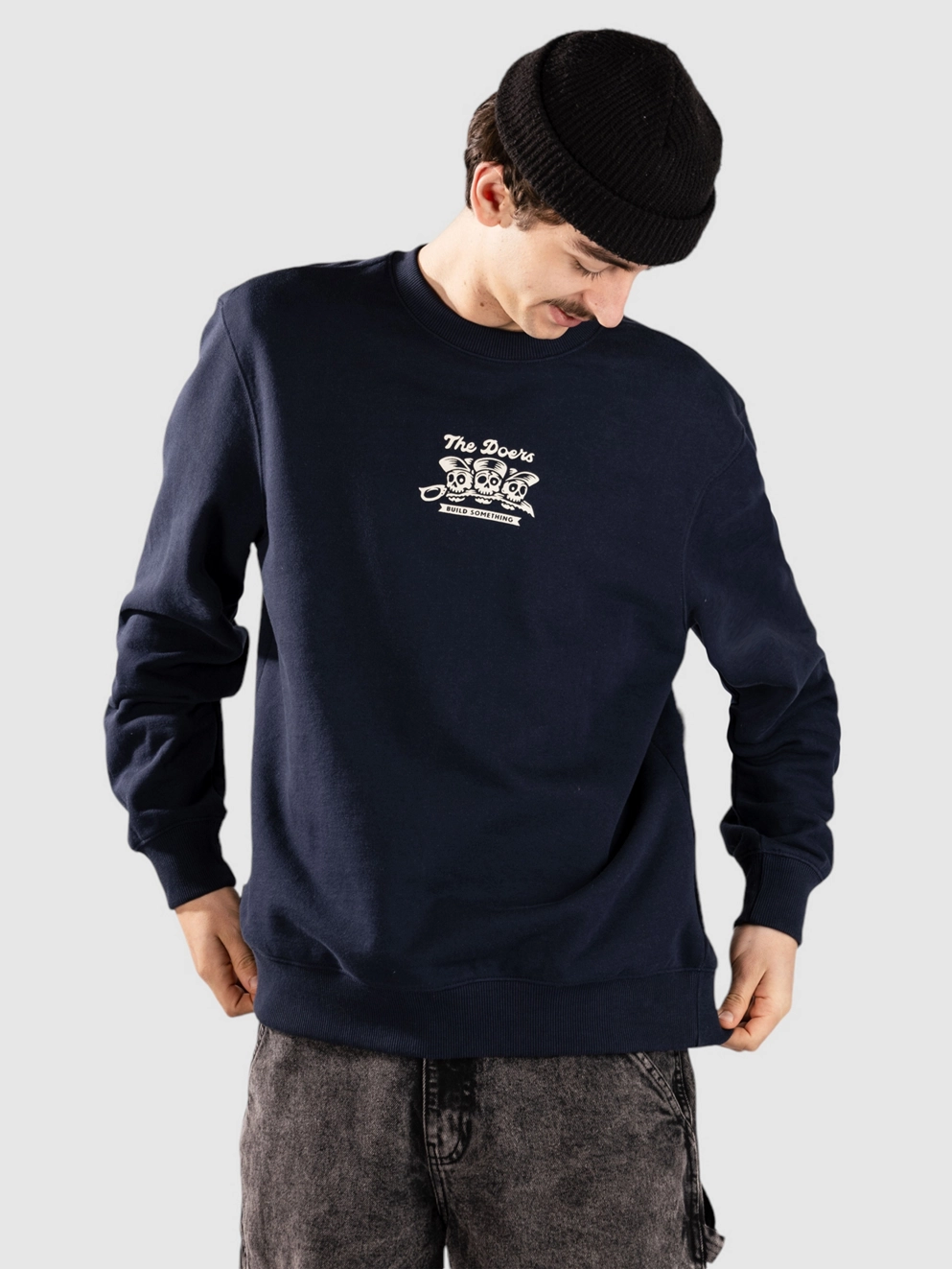 Element Timber Skeleton Gang Crew Sweater eclipse navy