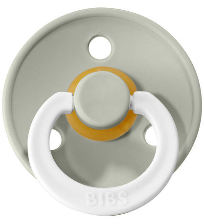 BIBS Colour Leuchtende Schnuller - Gr. 2 - 2er-Pack - Rund - Sag