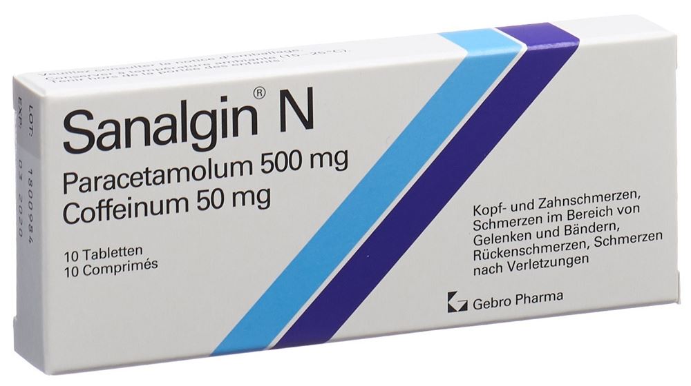 SANALGIN N Tabl Blist 10 Stk