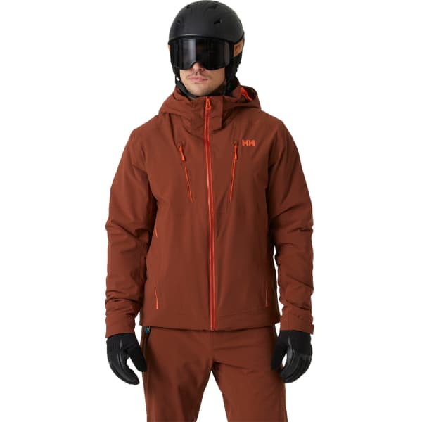 Veste de ski HELLY HANSEN ALPHA 4.0 JACKET IRON IRON OXIDE