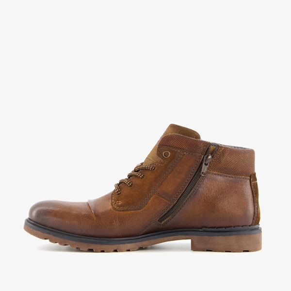 Bugatti leren heren veterboots