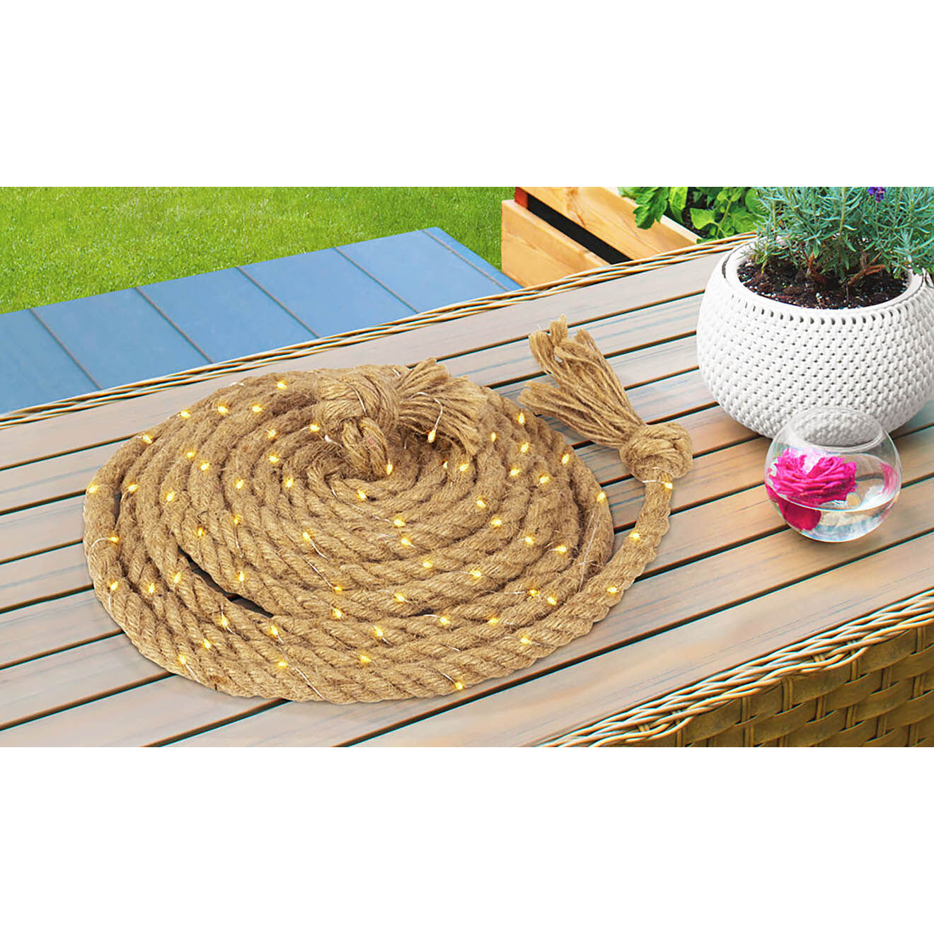 Pratik Garden Guirlande solaire corde - 4.5 m