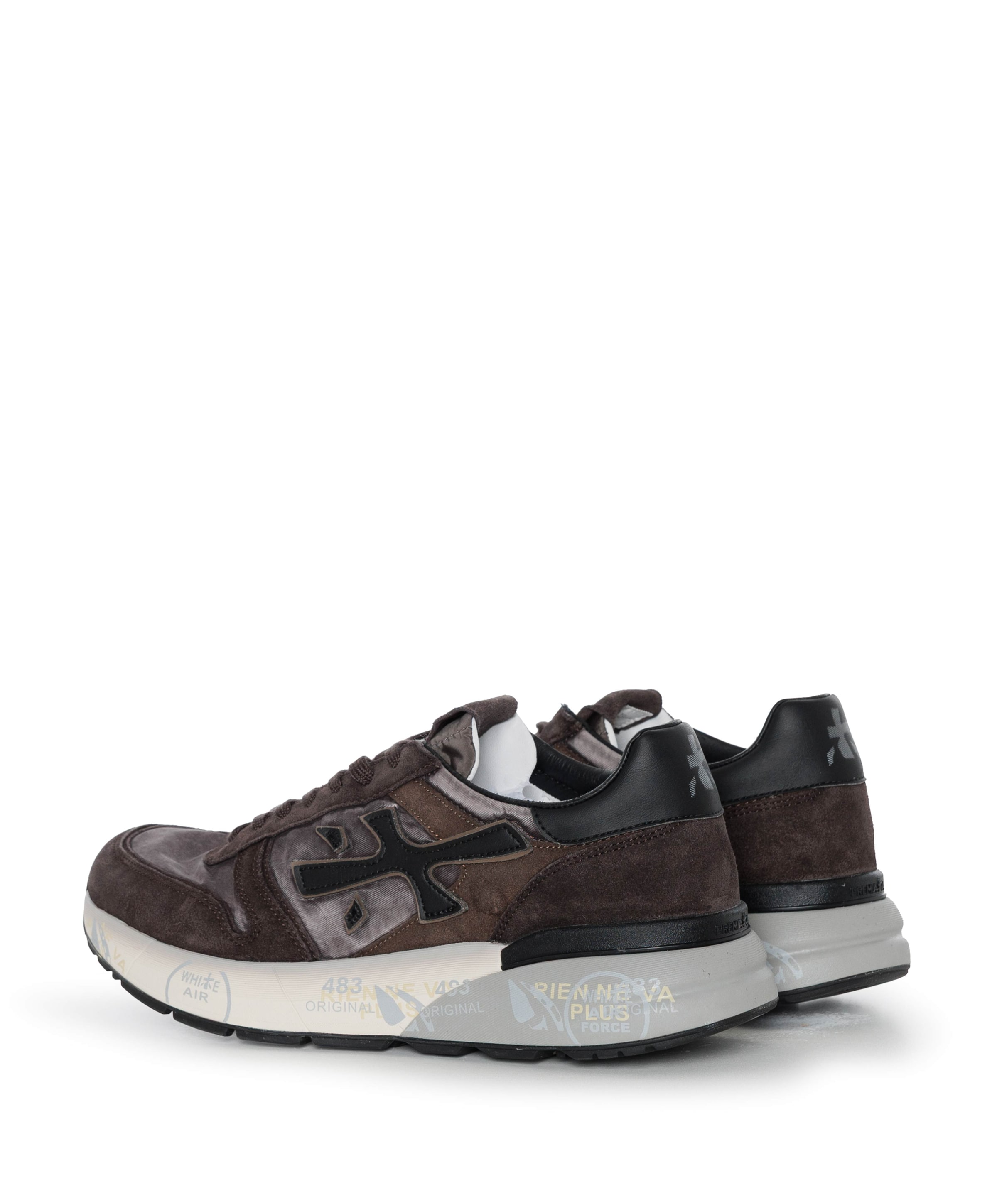 Premiata Mick heren sneakers bruin