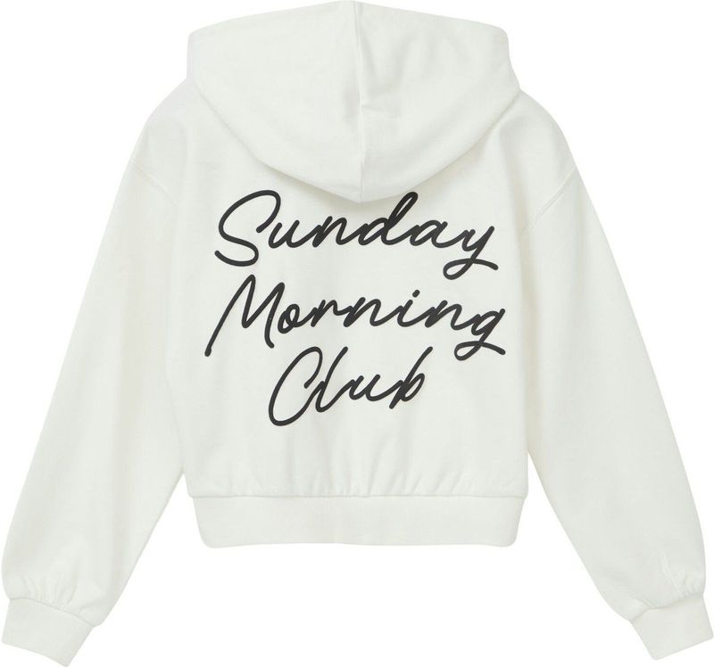 Sweatshirt - Geborstelde Capuchontrui - Oversized Model - Met Print - Voor Kinderen