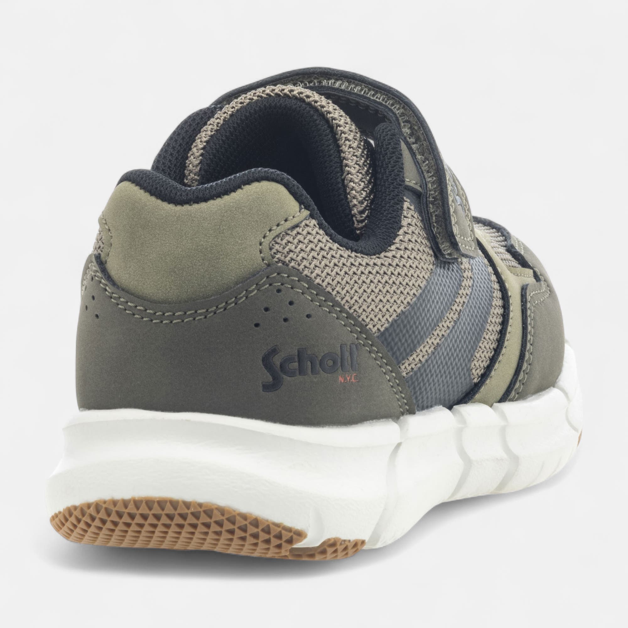 Baskets Garçon kaki