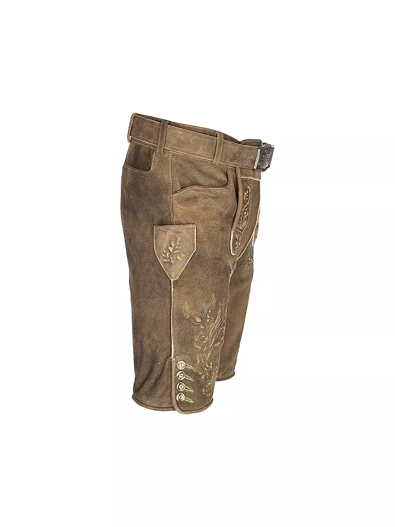 GWEIH & SILK Lederhose ARNOLD  hellbraun