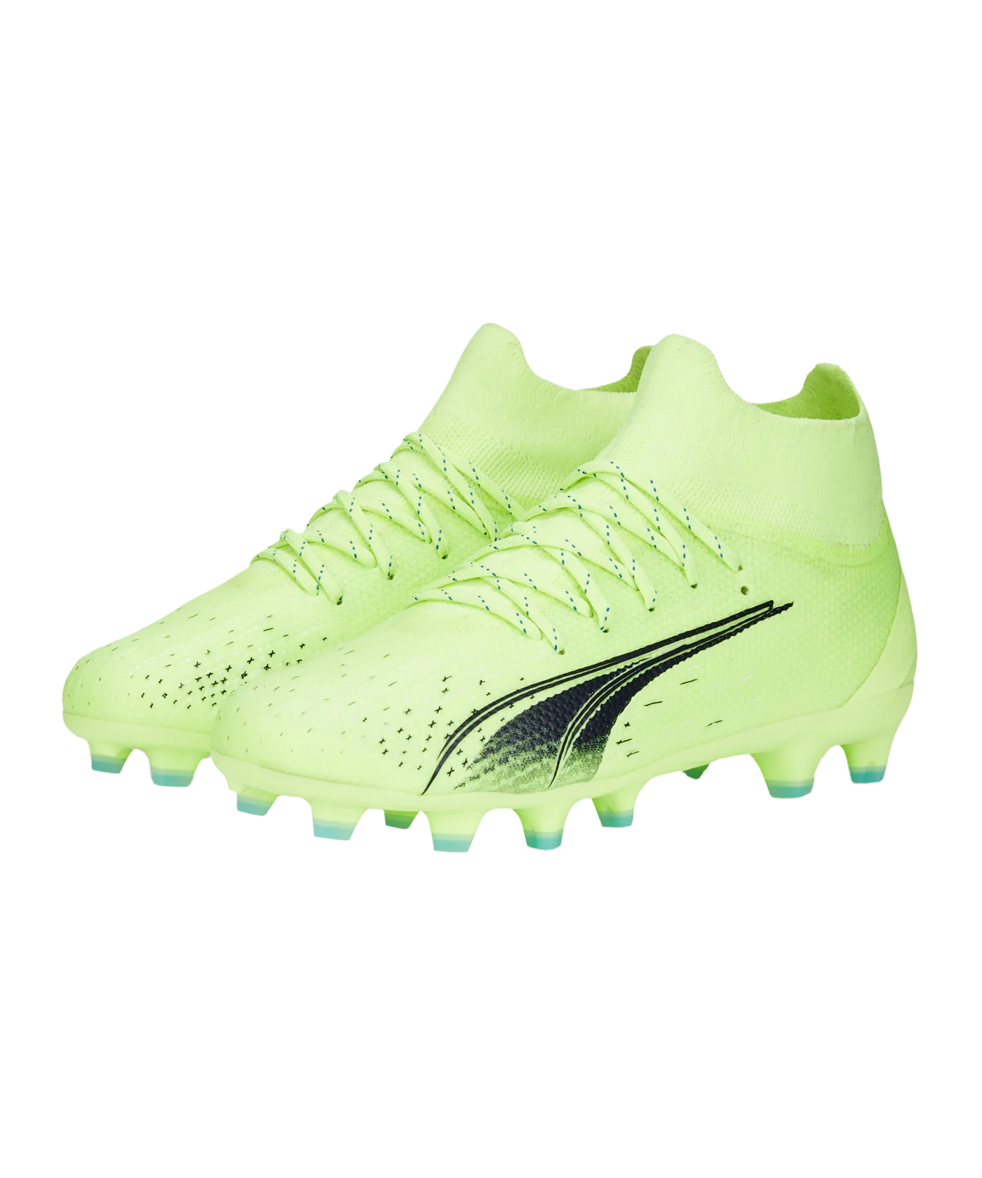 PUMA ULTRA Fastest Pro FG/AG Jr Kids Grün F01