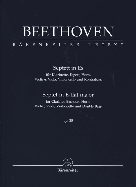 Septett für Klarinette, Fagott, Horn, Violine, Viola, Violoncello und Kontrabass in Es op. 20