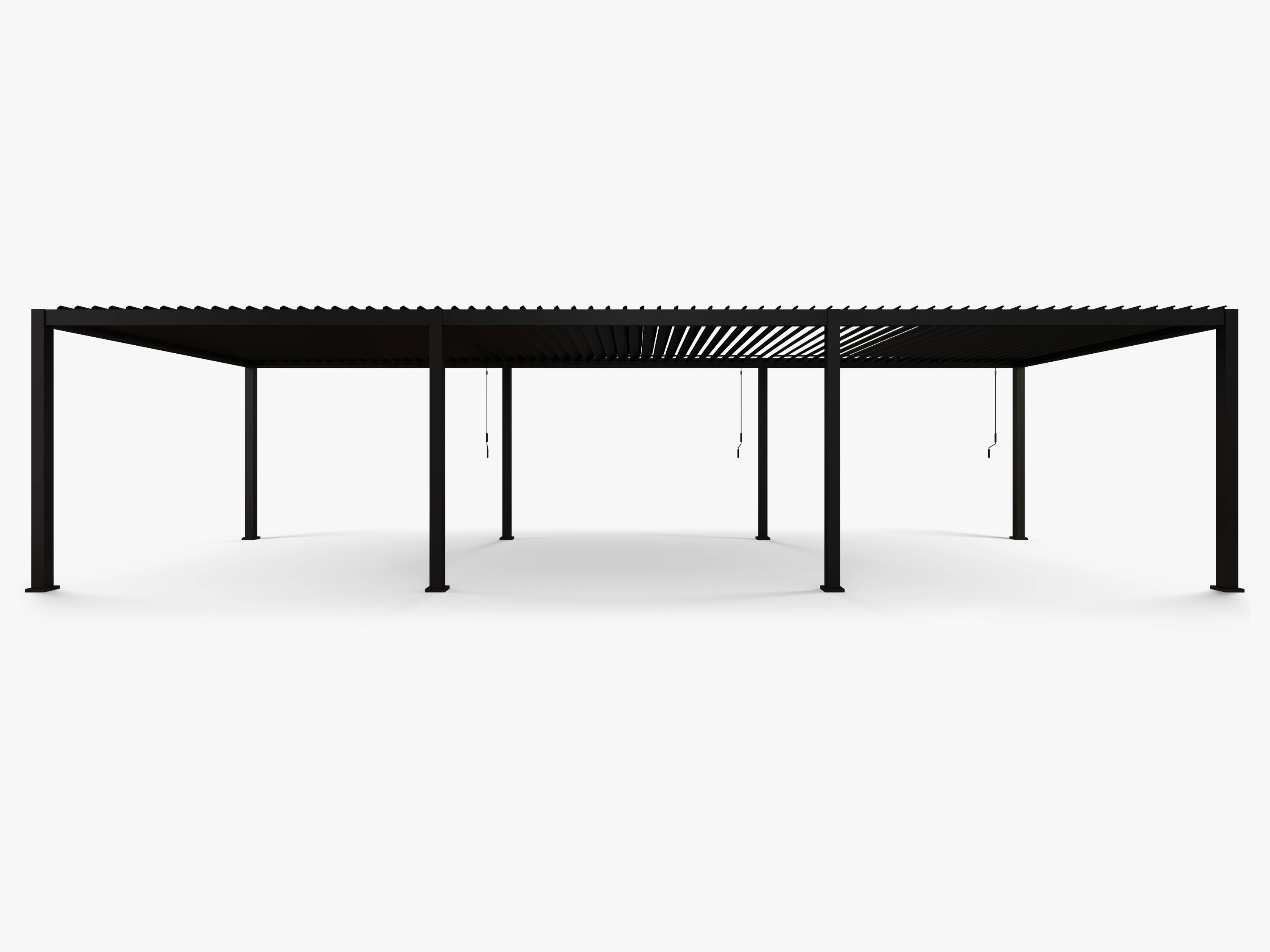Mirador Deluxe 300 x 900 cm overkapping - antraciet