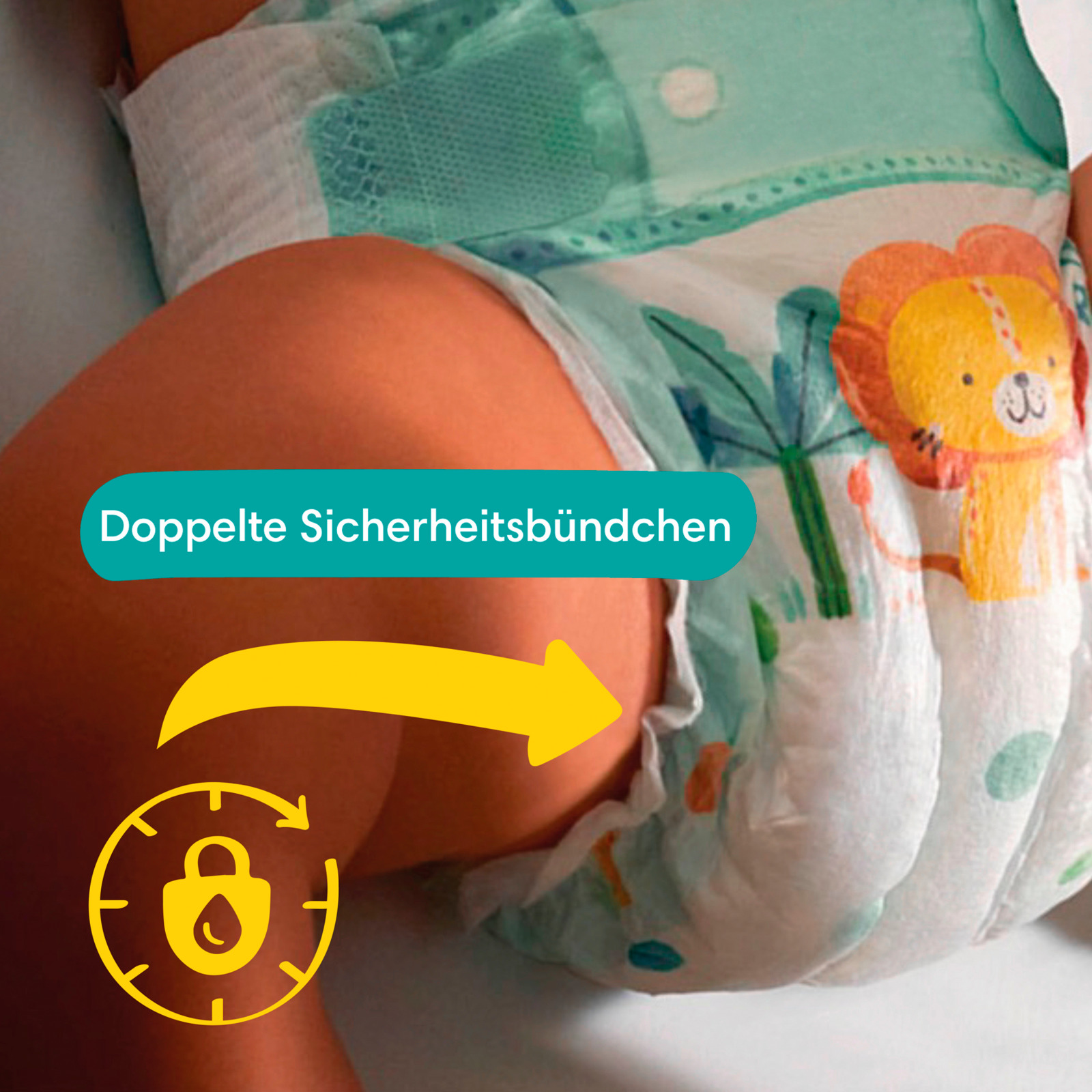 Pampers Baby-Dry Grösse 7 Maxi-Pack 70 Windeln