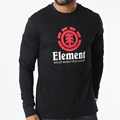 Tee Shirt Manches Longues F1LSE5-ELF2 Noir